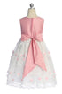 Elegant 3D Embroidery Flower Girl Dress – 2-14